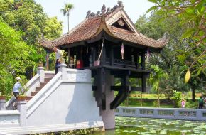 Los símbolos turísticos más famosos de Vietnam en la Exposición Nacional